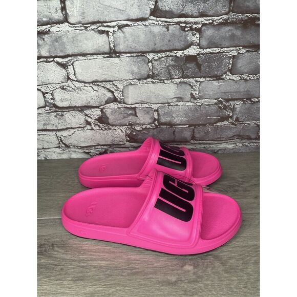 UGG WILCOX SLIDE Pink Rubber Light Waterproof Sport Sandals Men’s Sz 12M US/45EU main image 7